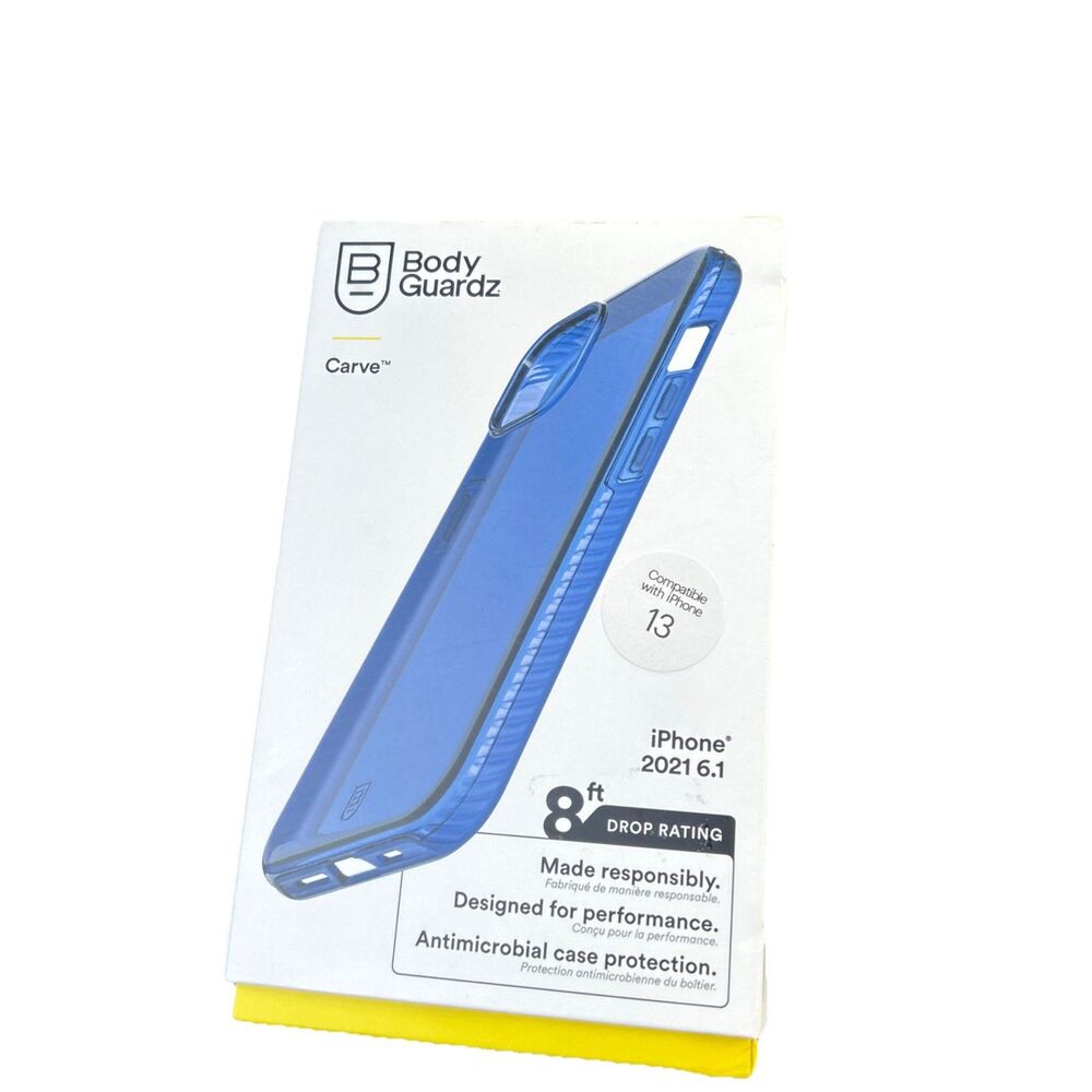 Apple 6.1 BodyGuardz -Carve Case for Apple iPhone 13 with Pureguard - Blue